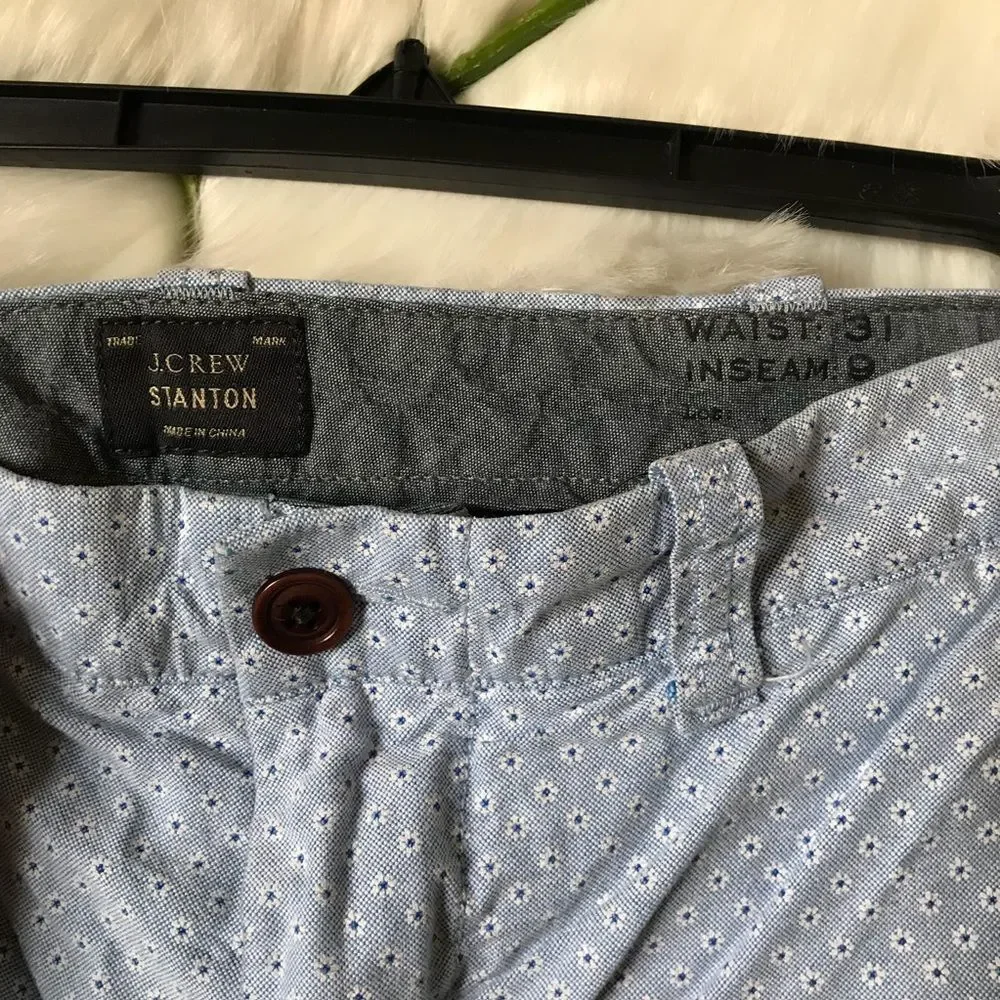 Sz 31 blue floral J. crew shorts